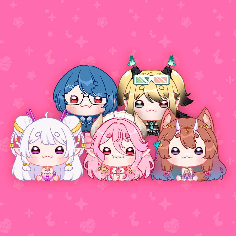 Chibis das meninas da Doki